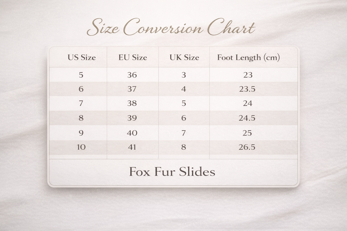 Light Gray Natural Fur Slides