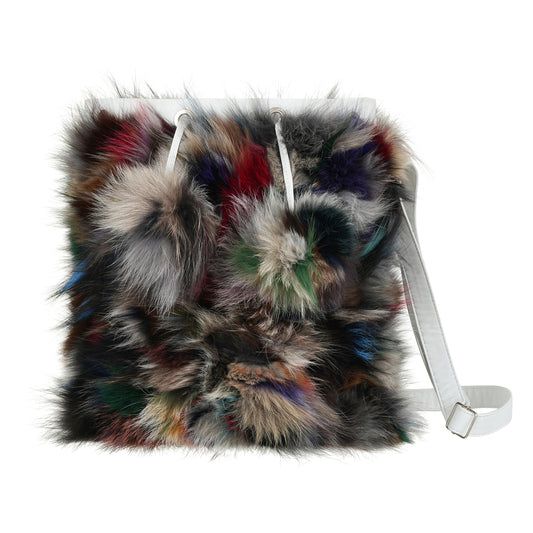 Vivid Fox Fur Bag