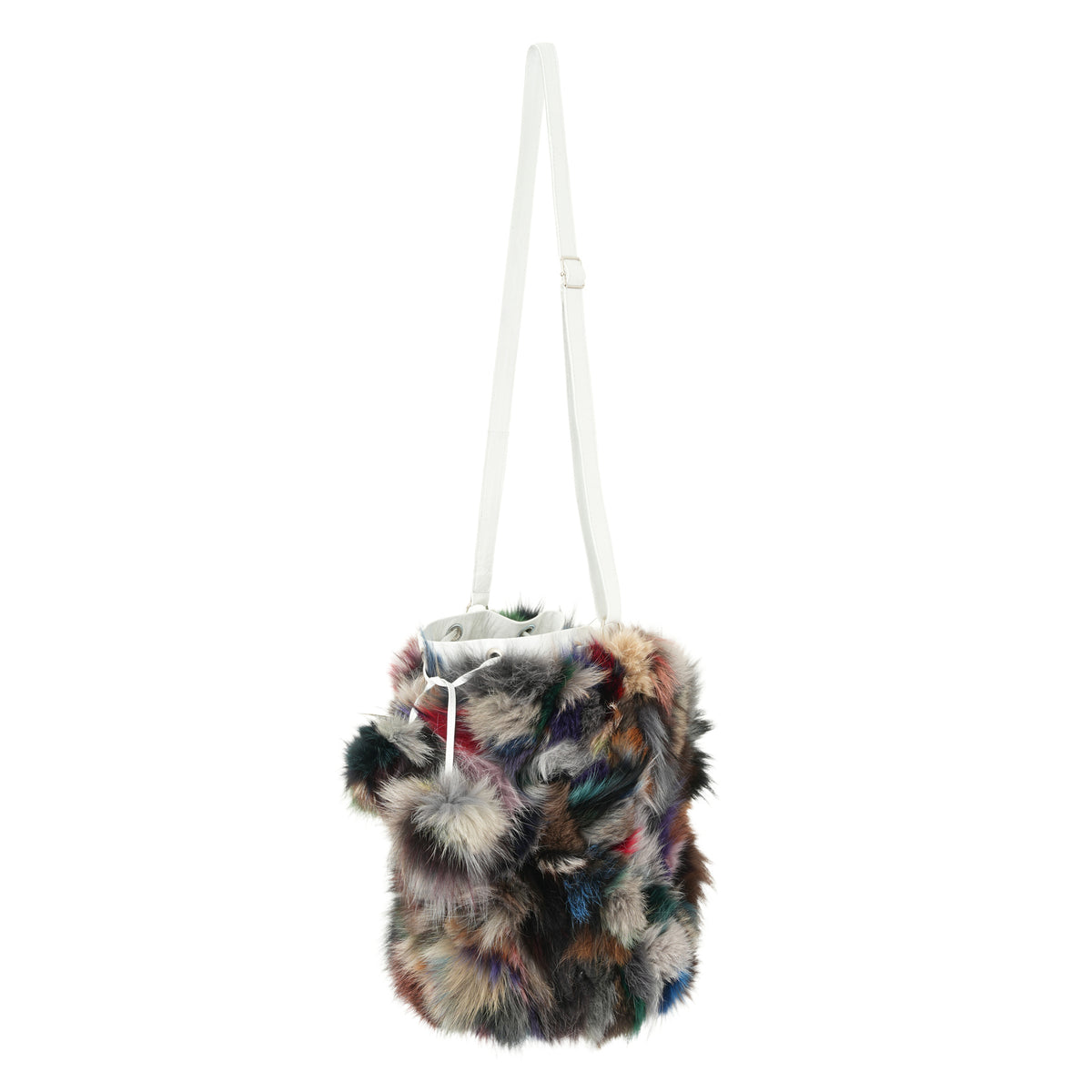 Vivid Fox Fur Bag
