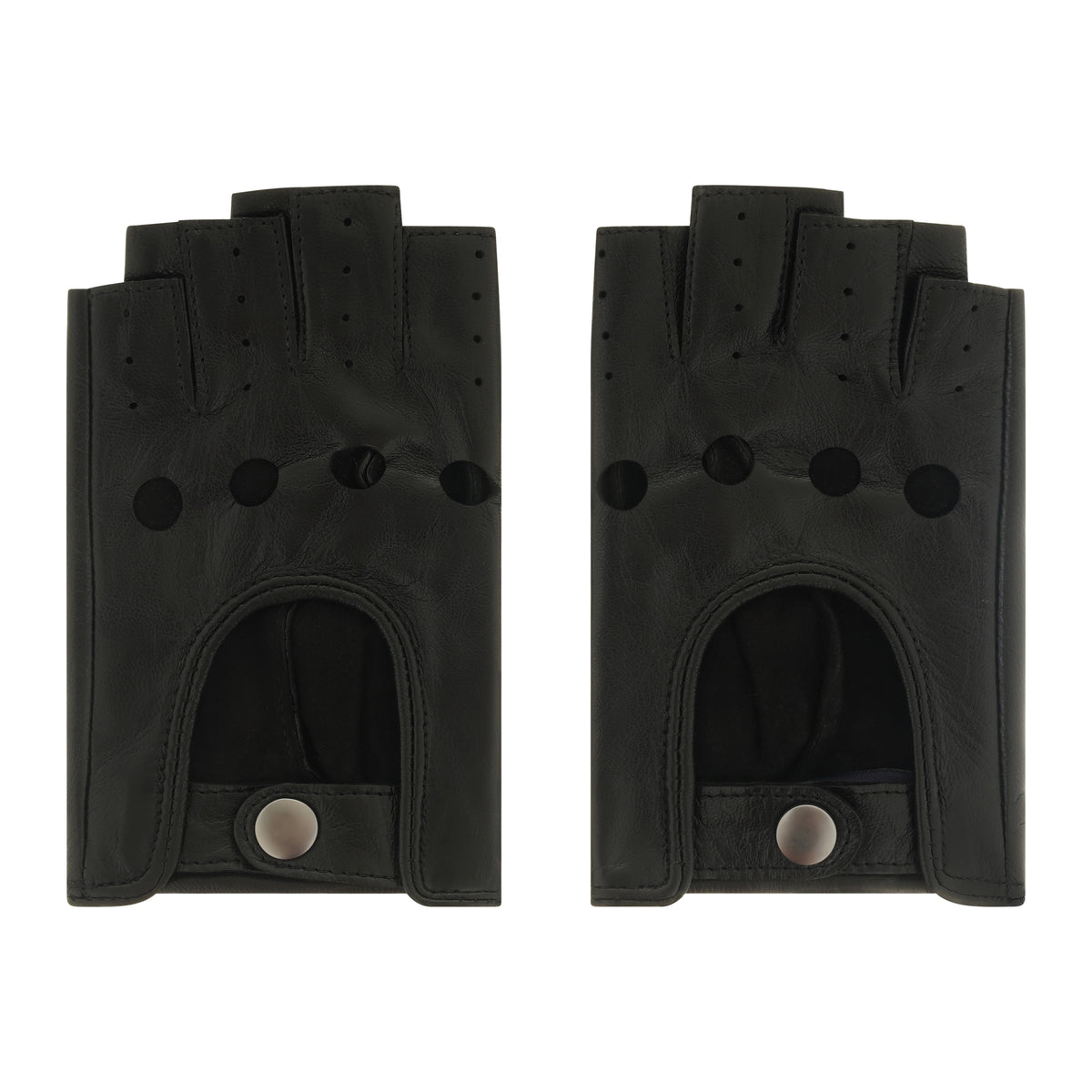 Women's Fingerless Leather Gloves