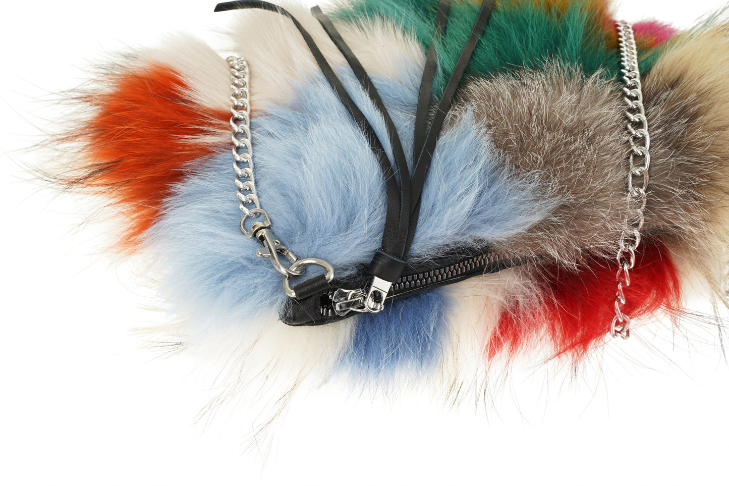 Parrot Pastel Fur Bag