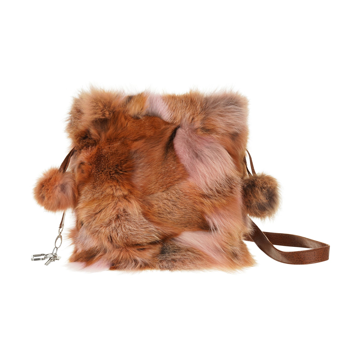 Cinnamon Fox Fur Bag