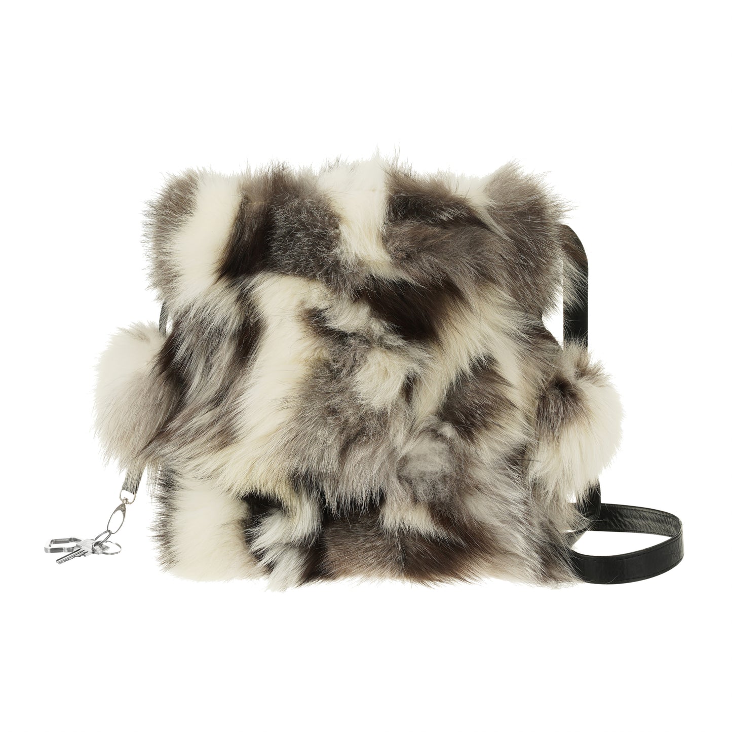Coconut Fox Fur Bag