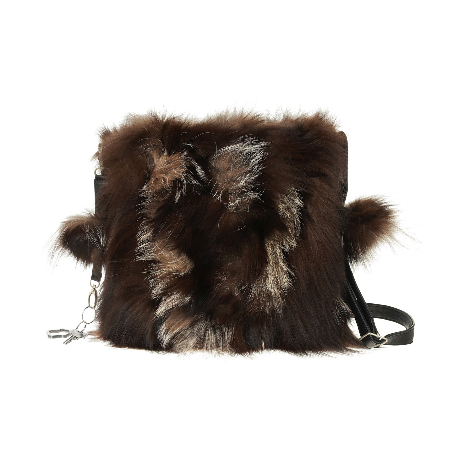 Cocoa Fox Fur Bag